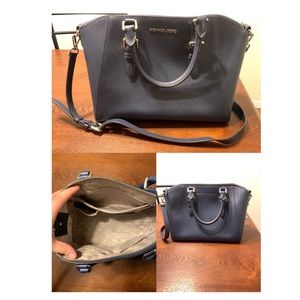 Navy blue Michael Kors Purse